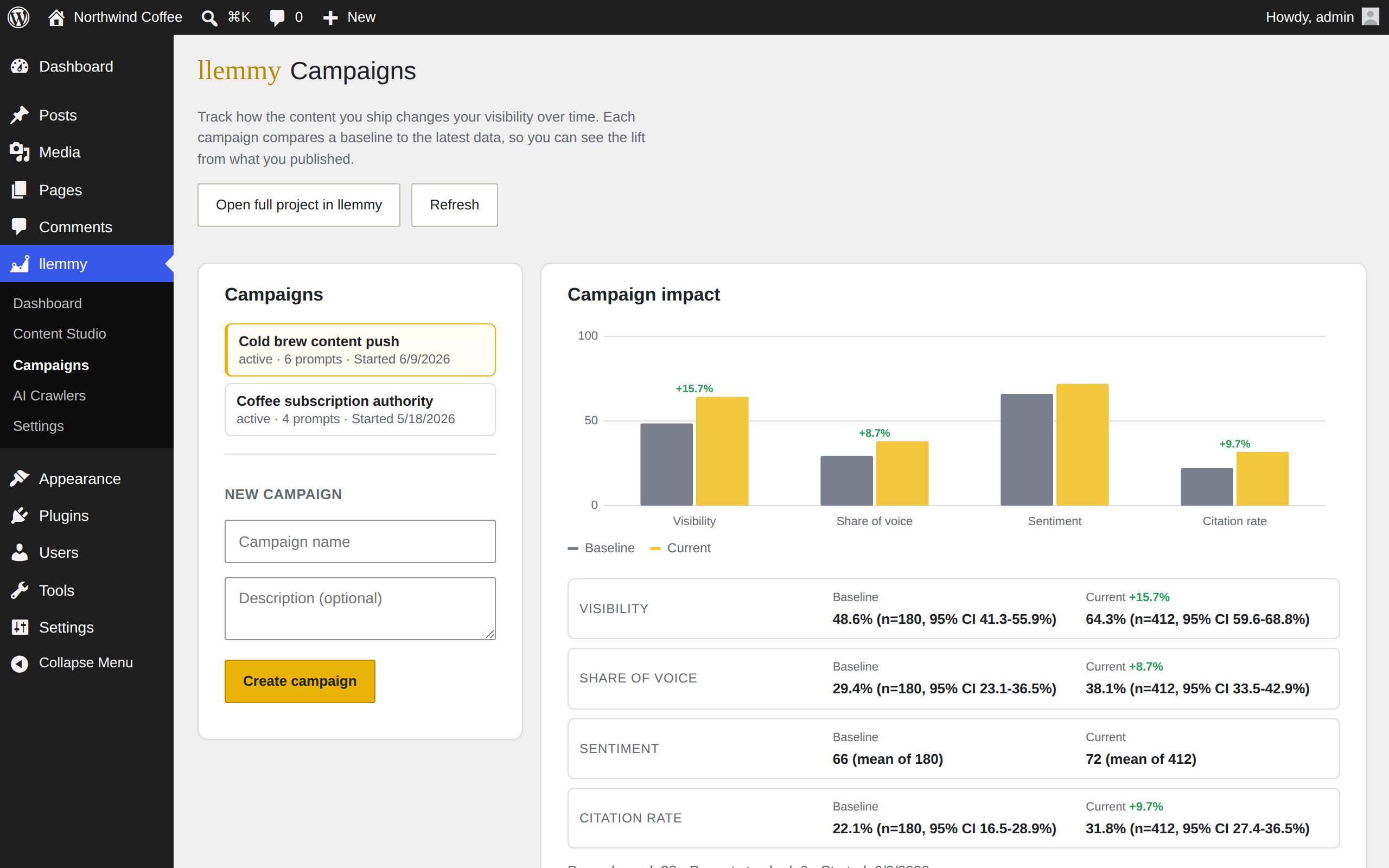 llemmy WordPress plugin screenshot 4